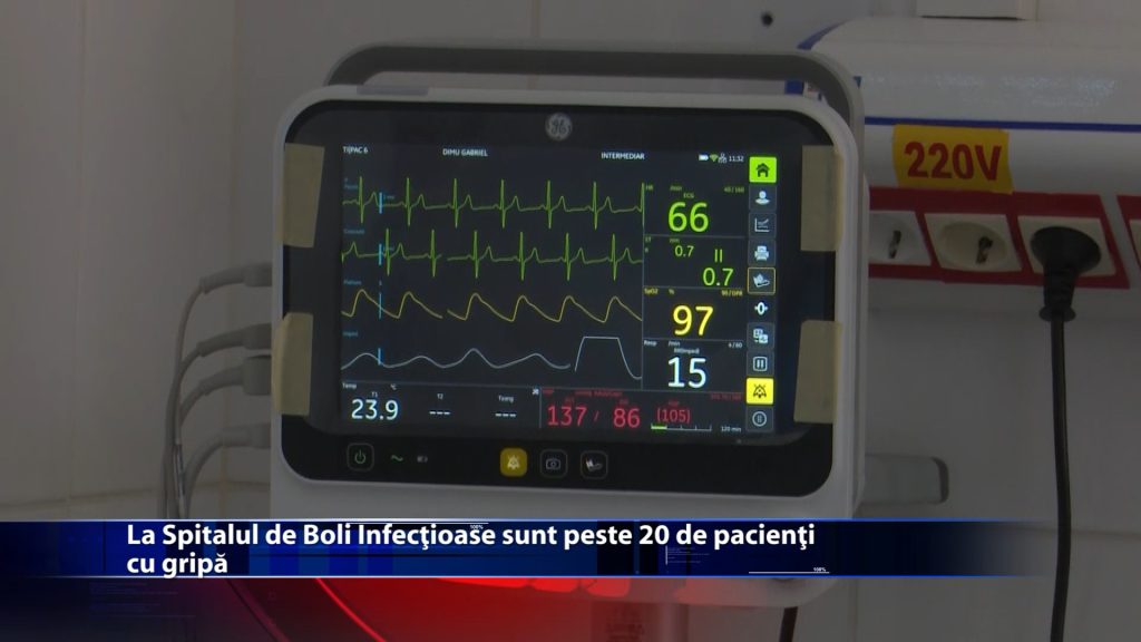 La Spitalul de Boli Infectioase sunt peste 20 de pacienti confirmati cu gripa