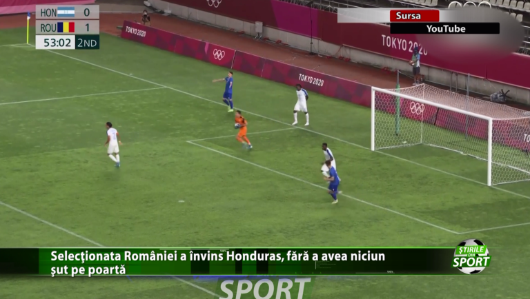 Selecționata României a învins Honduras, fără a avea niciun șut pe poartă