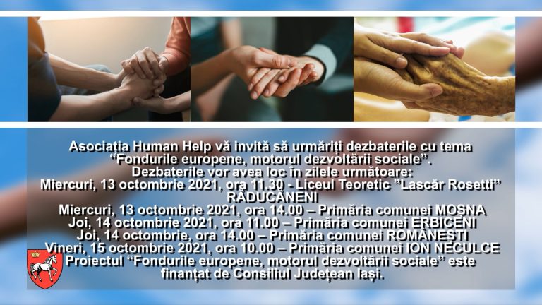 Human Help – Fonduri Europene Motorul Dezvoltării Sociale