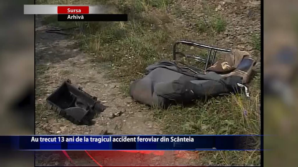 Au trecut 13 ani de la tragicul accident feroviar din Scanteia