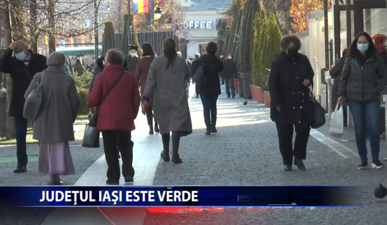 In 40 de localitati din judetul Iasi incidenta cazurilor de COVID 19 este de 0 la mia de locuitori