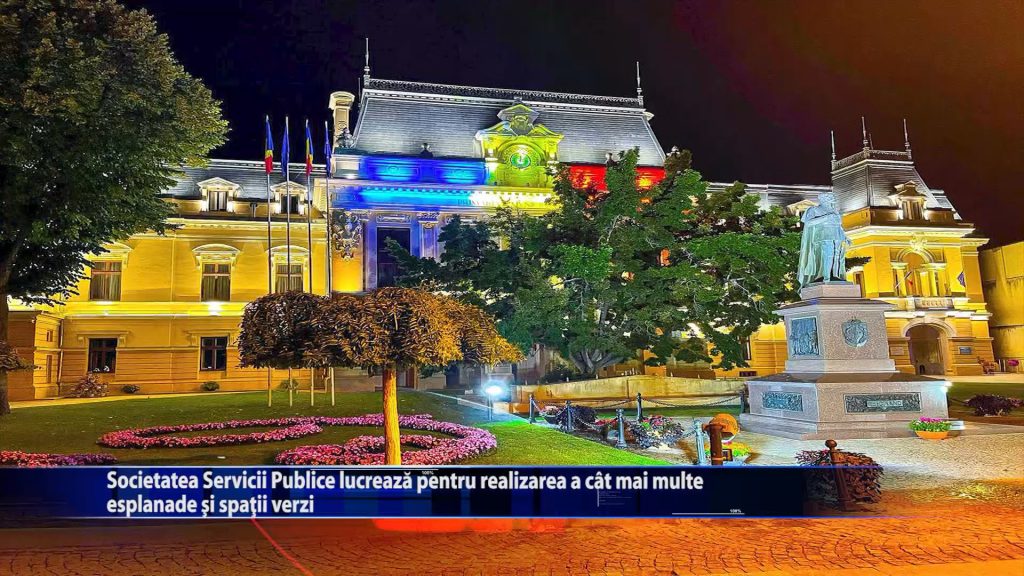 Societatea Servicii Publice lucreaza pentru realizarea a cat mai multe esplanade si spatii verzi