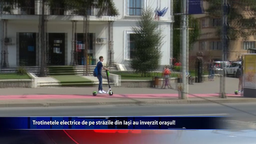 Trotinetele electrice de pe strazile din Iasi au inverzit orasul!