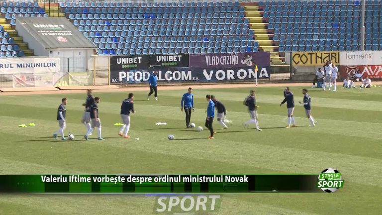 Valeriu Iftime vorbeste despre ordinul ministrului Novak