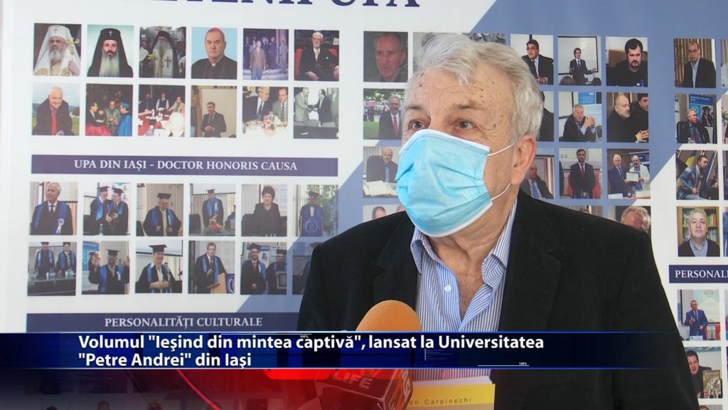 Volumul „Ieșind din mintea captivă”, lansat la Universitatea „Petre Andrei” din Iași