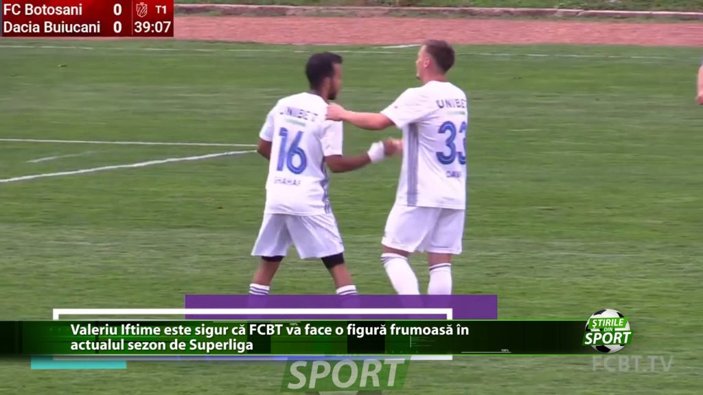 Valeriu Iftime este sigur ca FCBT va face o figura frumoasa in actualul sezon de Superliga