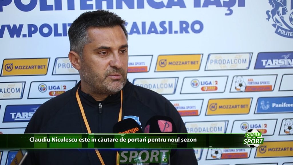 Claudiu Niculescu este in cautare de portari pentru noul sezon