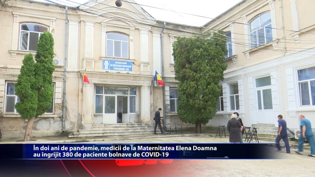 In doi ani de pandemie, medicii de la Maternitatea Elena Doamna au ingrijit 380 de paciente bolnave de COVID-19