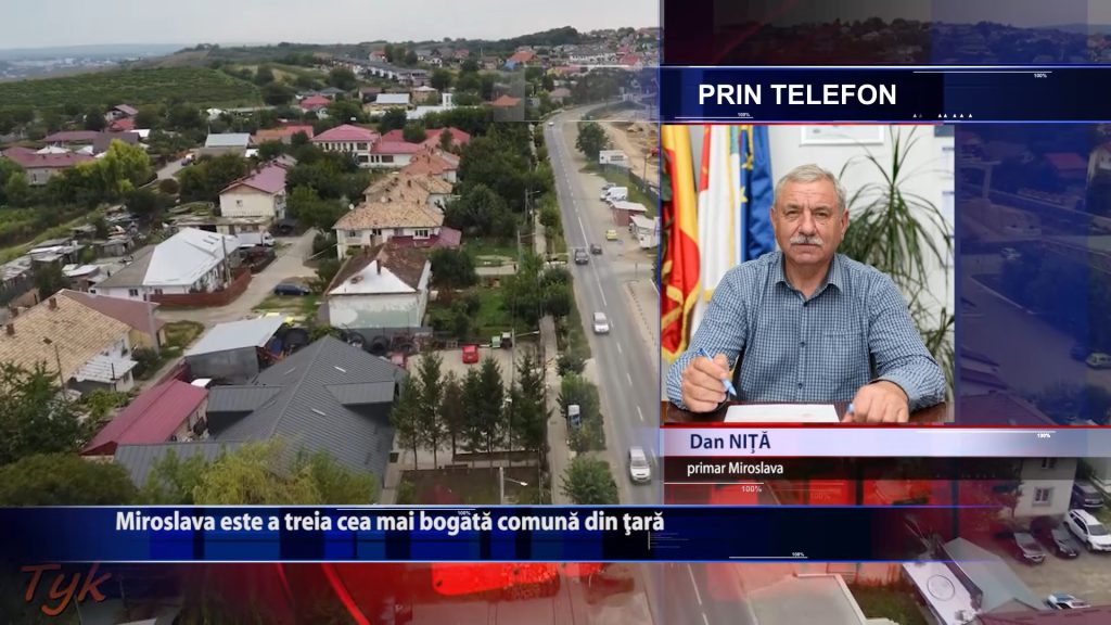 Miroslava este a treia cea mai bogata comuna din tara