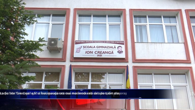 La Scoala ,,Ion Creanga” a fost inaugurata cea mai moderna sala de sport din oras