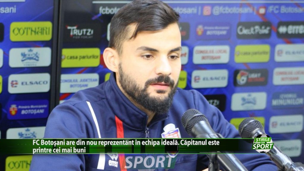 FC Botosani are din nou reprezentant in echipa ideala. Capitanul este printre cei mai buni. Cine sunt ceilalti cei mai buni 10 din Liga I?