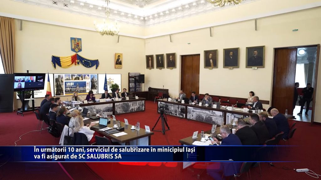 In urmatorii 10 ani, serviciul de salubrizare in municipiul Iasi va fi asigurat de SC SALUBRIS SA