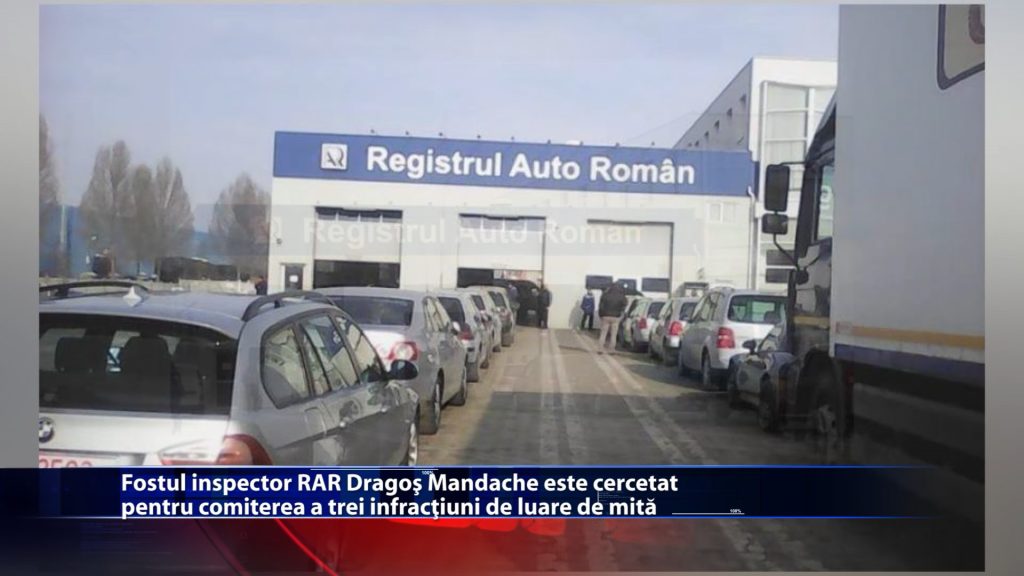 Fostul inspector RAR Dragos Mandache este cercetat pentru comiterea a trei infractiuni de luare de mita