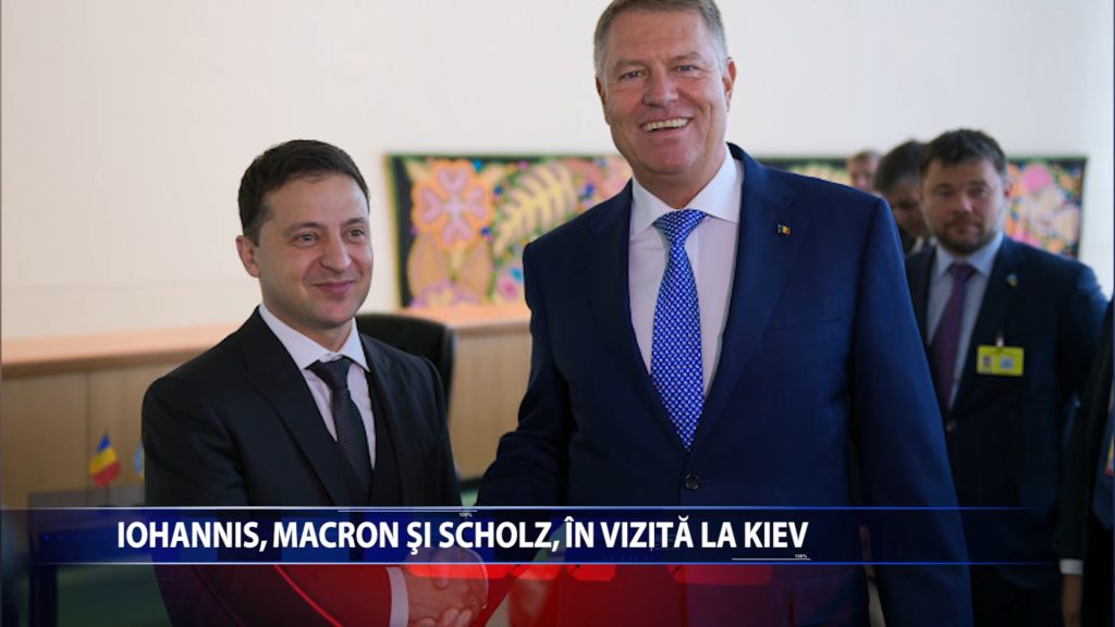 Vizita la nivel inalt, la Kiev. Iohannis, Macron, Sholz si Draghi s-au intalnit cu Zelensky. Totul s-a intamplat cu cateva zile inainte de summit-ul NATO de la Madrid