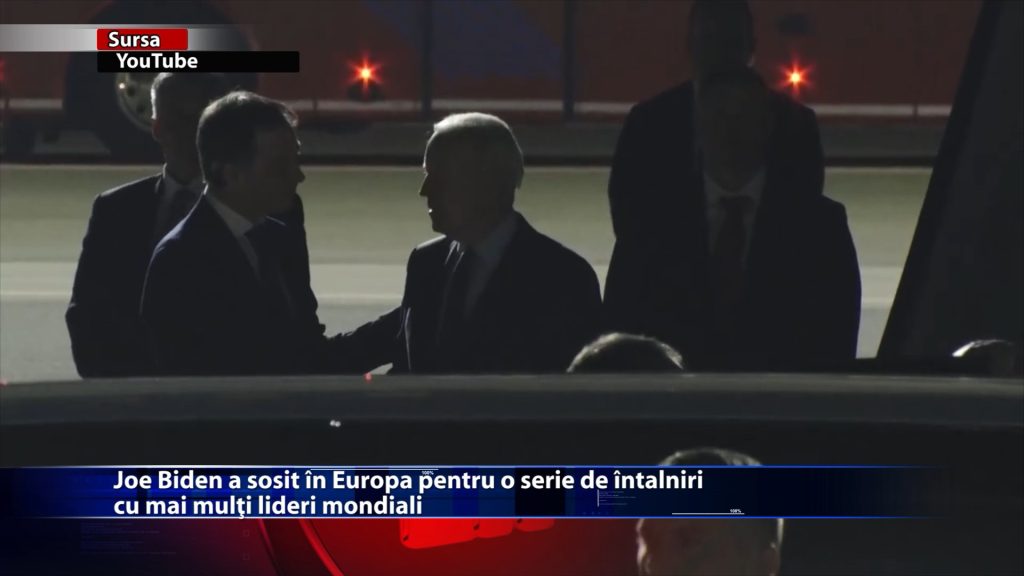 Joe Biden a sosit in Europa o serie de intalniri cu mai multi lideri mondiali