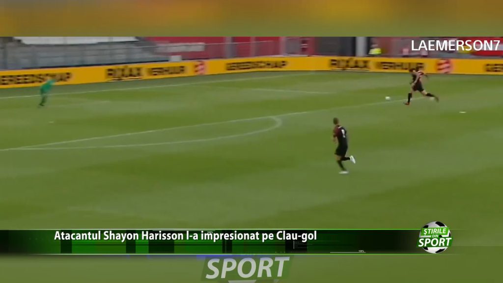 Atacantul Shayon Harisson l-a impresionat pe Clau-gol