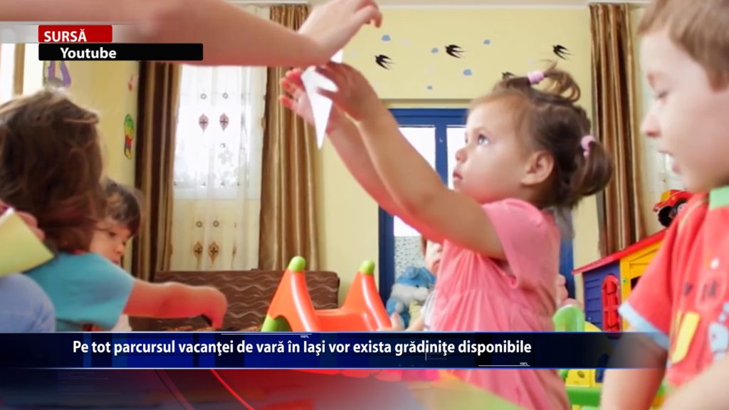 Pe tot parcursul vacantei de vara in Iasi vor exista gradinite disponibile