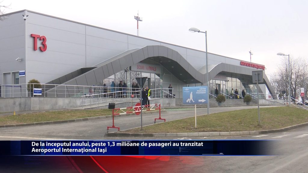De la inceputul anului, peste 1,3 milioane de pasageri au tranzitat Aeroportul International Iasi