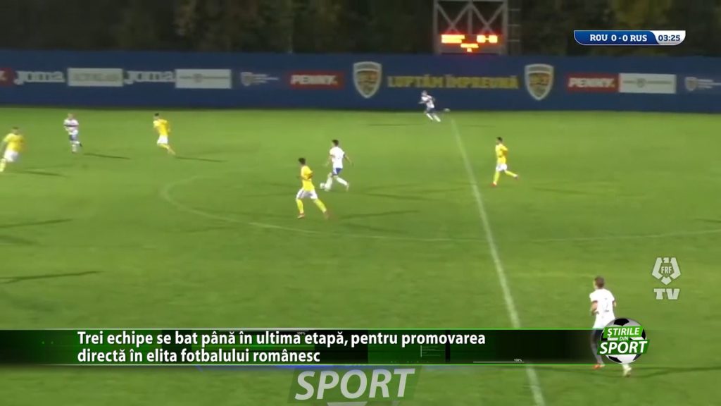 Trei echipe se bat pana in ultima etapa, pentru promovarea directa in elita fotbalului romanesc. Clasamentul este mai strans ca niciodata