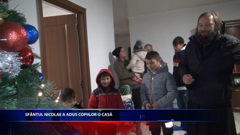 SFANTUL NICOLAE A ADUS COPIILOR O CASA