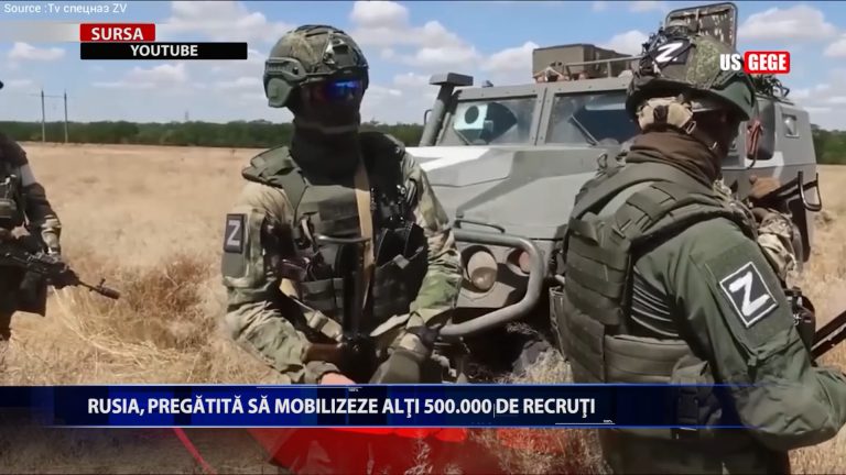 RUSIA, PREGATITA SA MOBILIZEZE ALTI 500.000 DE RECRUTI