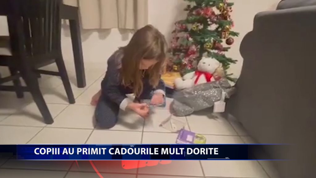 COPIII AU PRIMIT CADOURILE MULT DORITE
