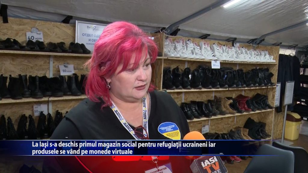 La Iasi s-a deschis primul magazin social pentru refugiatii ucraineni, iar produsele se vand pe monede virtuale