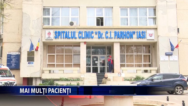 MAI MULTI PACIENTI INTERNATI LA SPITALUL PARHON