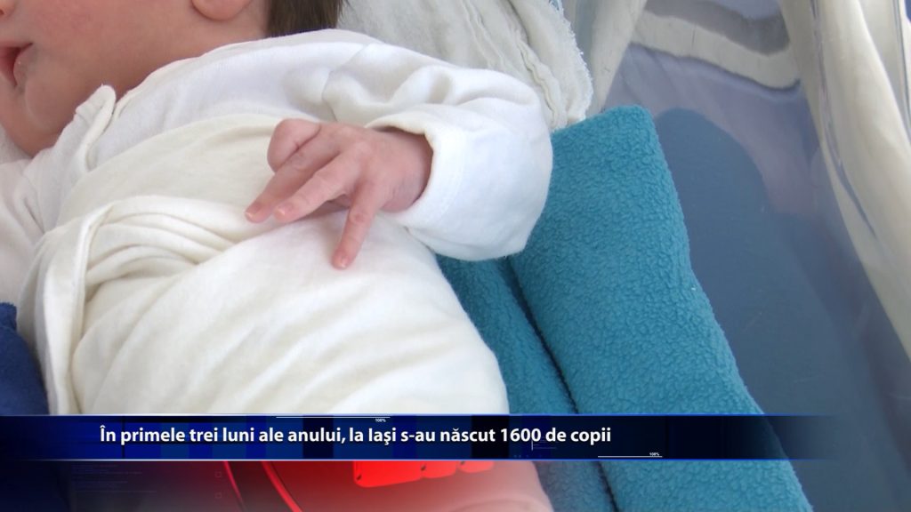 In primele trei luni ale anului, la Iasi s-au nascut 1600 de copii