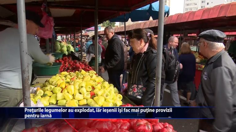 Preturile legumelor au explodat, iar iesenii isi fac mai putine provizii pentru iarna