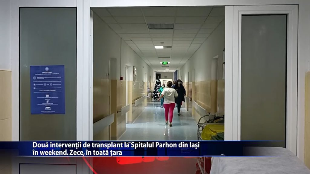 Doua interventii de transplanti la Spitalul Parhon din Iasi in week-end. Zece, in toata tara