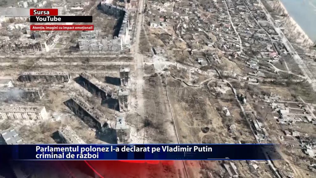 Parlamentul polonez l-a declarat pe Vladimir Putin criminal de razboi