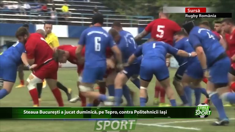 Steaua Bucuresti a jucat duminica, pe Tepro, contra Politehnicii Iasi