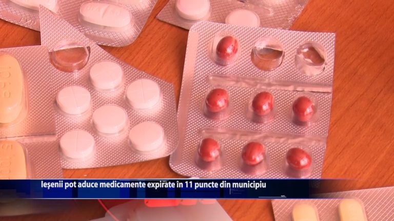 Iesenii pot aduce medicamente expirate in 11 puncte din municipiu