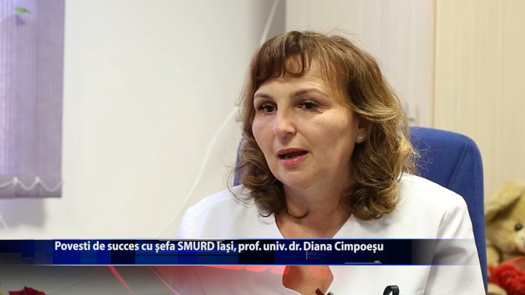 Povesti de succes cu sefa SMURD Iasi, prof.univ.dr. Diana Cimpoesu