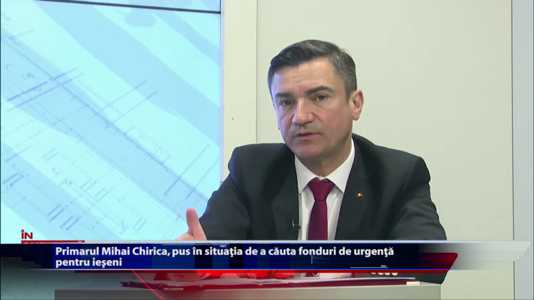 Primarul Mihai Chirica, pus in situatia de a cauta fonduri de urgenta pentru ieseni