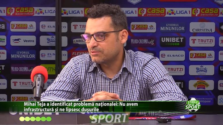 Mihai Teja a identificat problema nationalei: nu avem infrastructura si ne lipsesc dusurile