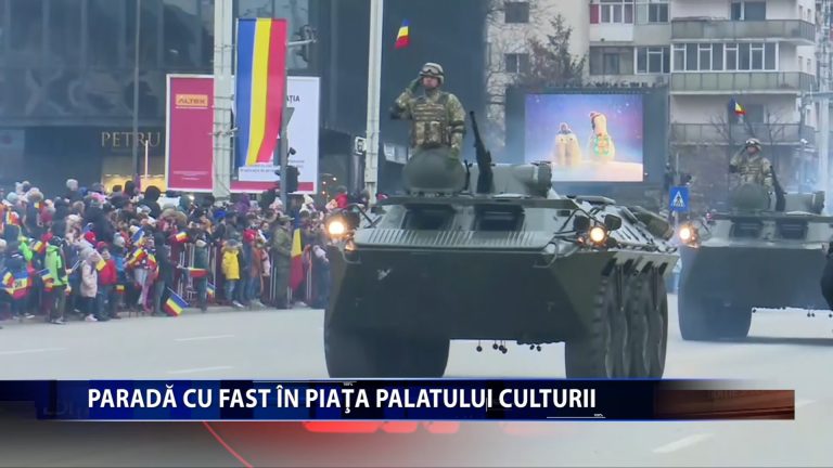PARADA CU FAST IN PIATA PALATULUI CULTURII