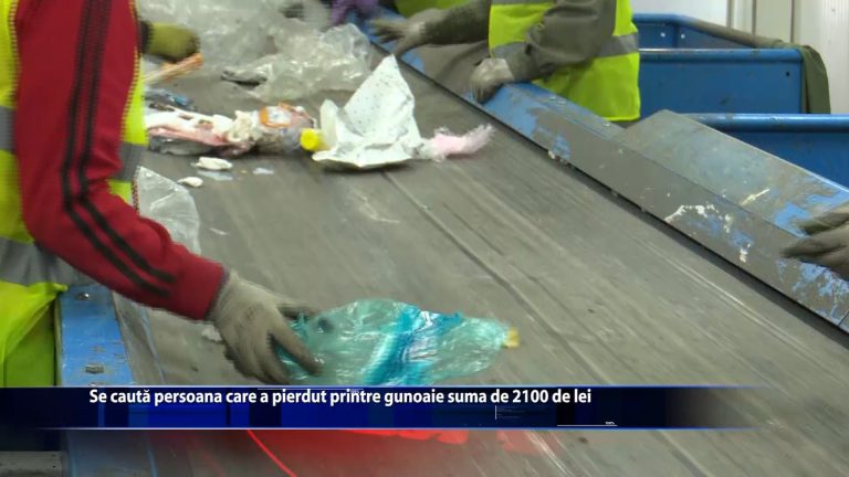 Se cauta persoana care a pierdut printre gunoaie suma de 2100 de lei