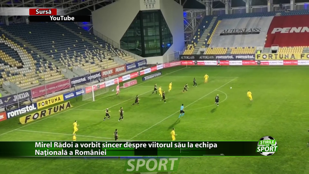 Mirel Radoi – moment de sinceritate