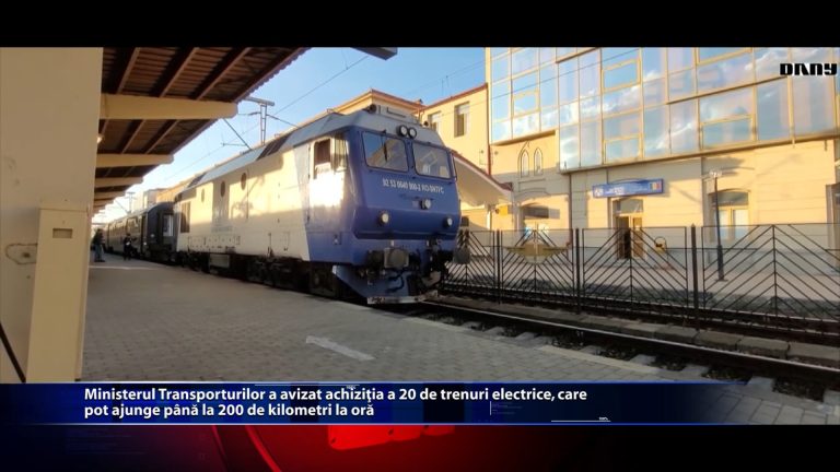 Ministerul Transporturilor a avizat achizitia a 20 de trenuri electrice, care pot ajunge pana la 200 de kilometri la ora