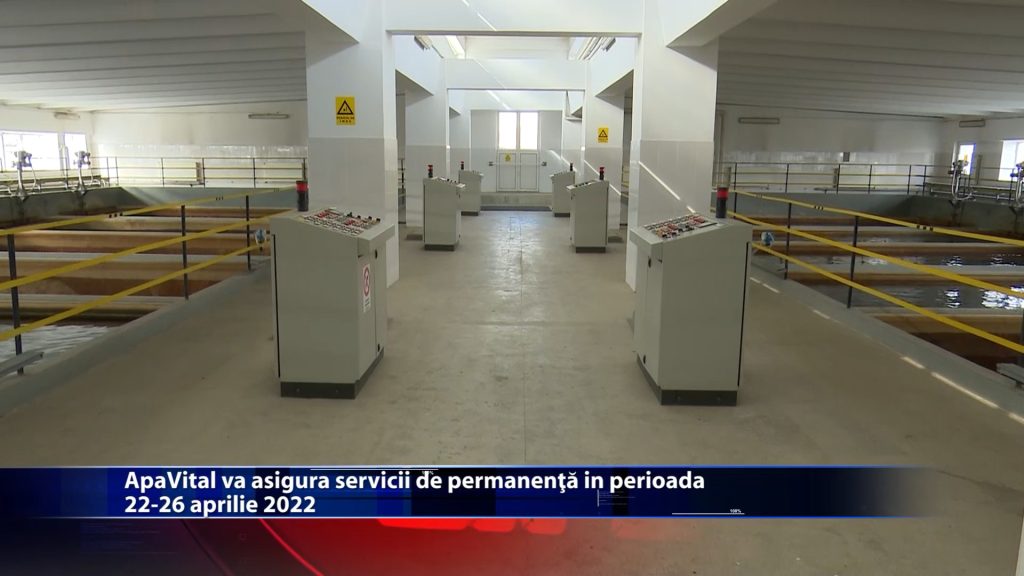 ApaVital va asigura servicii de permanenta in perioada 22-26 aprilie 2022