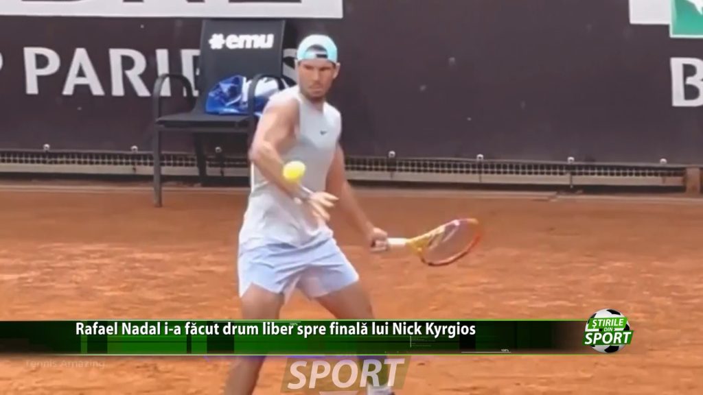 Rafael Nadal i-a facut drum liber spre finala lui Nick Kyrgios. Ce s-a intamplat cu jucatorul din Spania?