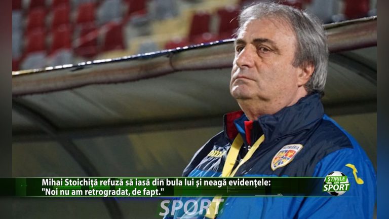 Mihai Stoichita refuza sa iasa din bula lui si neaga evidentele: „Noi nu am retrogradat, de fapt.”