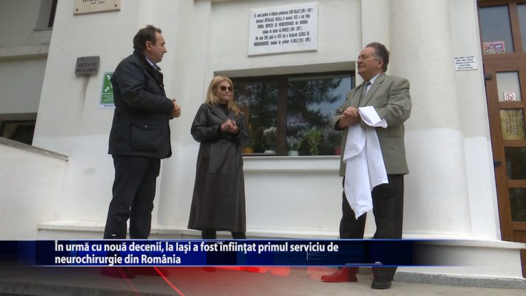 In urma cu noua decenii, la Iasi a luat fiinta primul serviciu de neurochirurgie din Romania