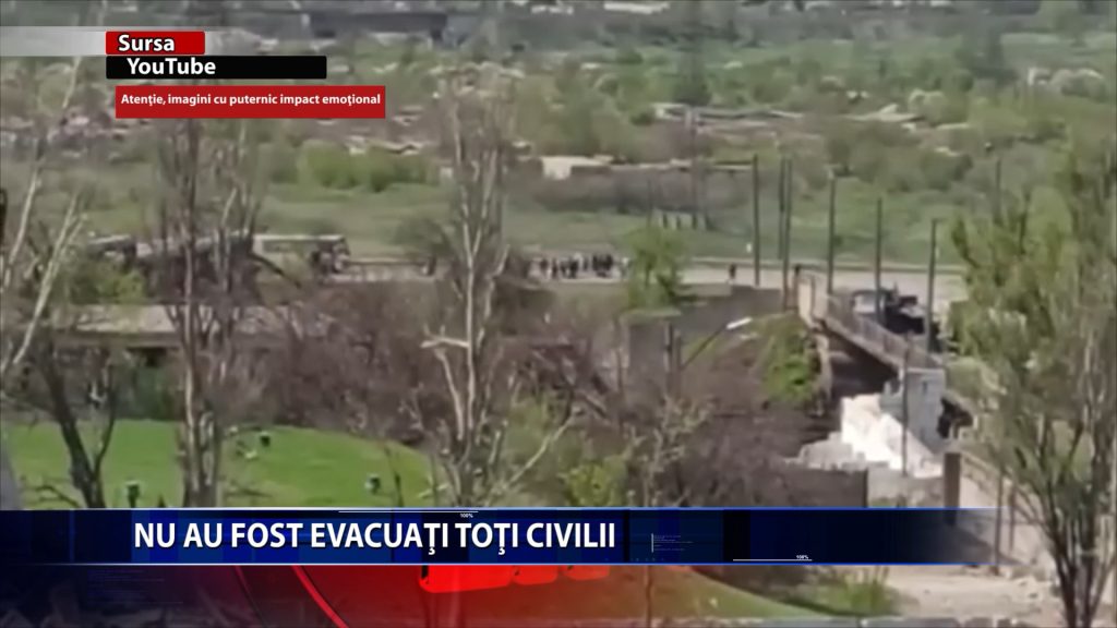 In cea de-a 68-a zi de razboi mai exista inca civili neevacuati din Azovstal. Unde au ramas blocati acestia?