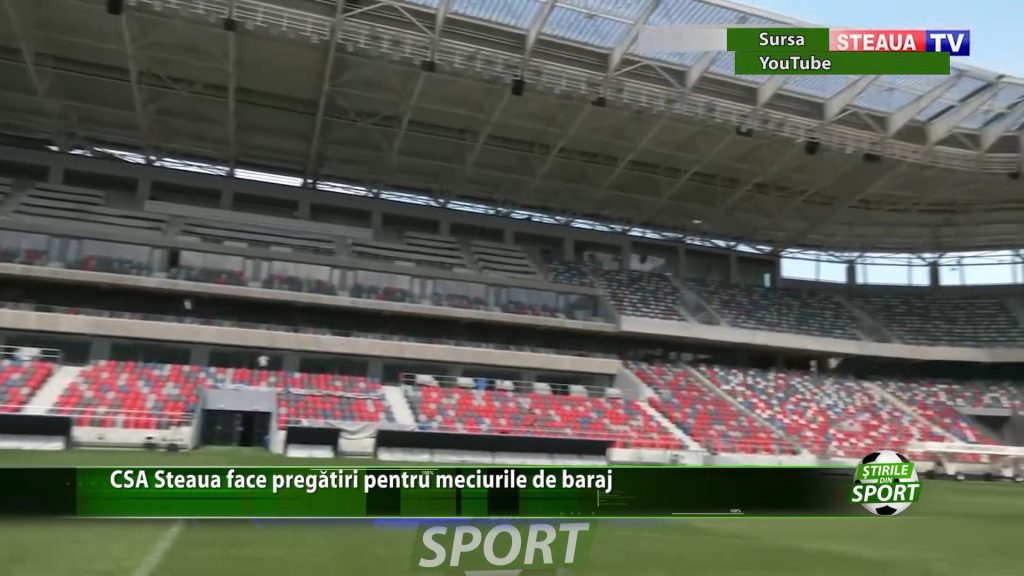 CSA Steaua face pregatiri pentru meciurile de baraj