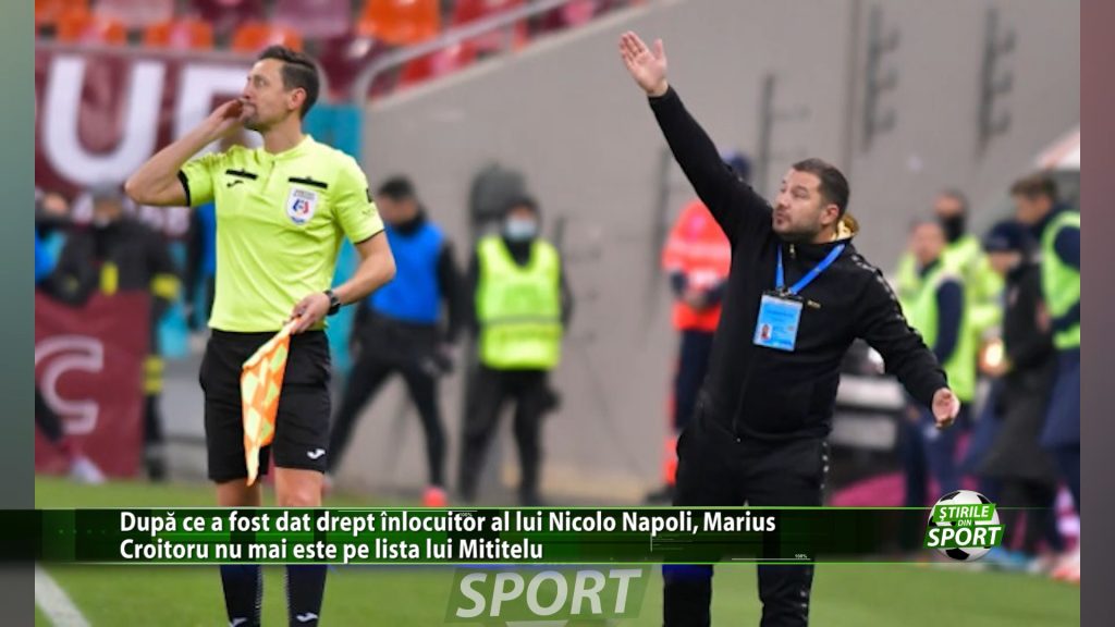 Dupa ce a fost dat drept inlocuitor al lui Nicolo Napoli, Marius Croitoru nu mai este pe lista lui Mititelu. Cine merge in Banie?