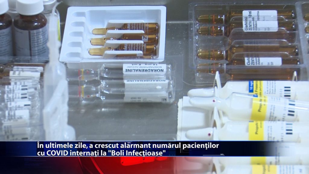 În ultimele zile, a crescut alarmant numărul pacienților cu COVID internați la „Boli Infecțioase”