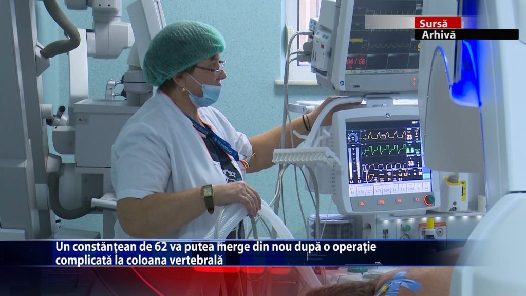 Un constantean de 62 de ani va putea merge din nou dupa o operatie complicata la coloana vertebrala